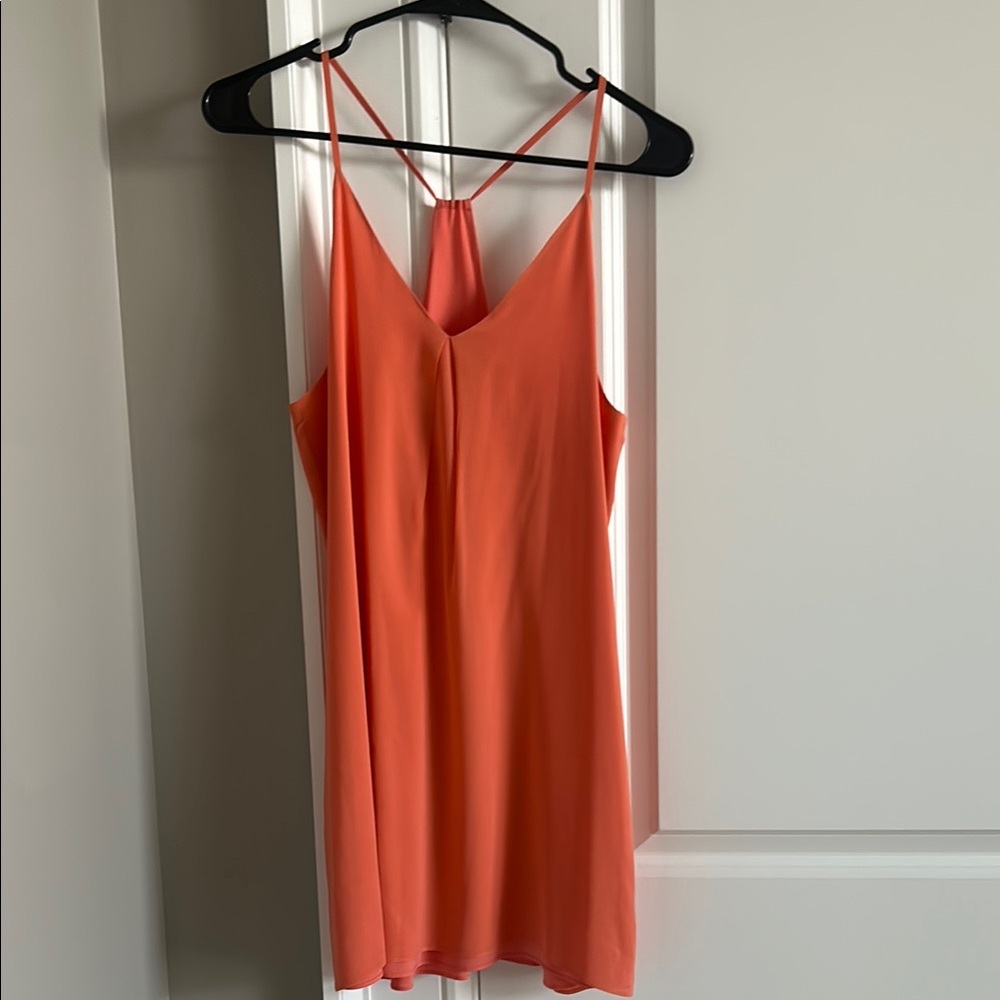 Alice + Olivia Orange Mini-Dress